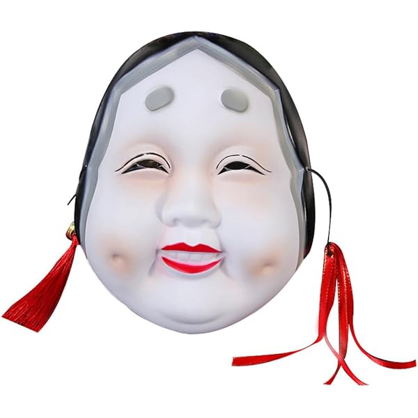 Amazon.co.jp: [ORFOFE] 仮面 節分 般若の面 能面 ピエロ 縁日 おめん